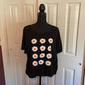 Forever 21 Plus Size Crop T-Shirt Size 3X